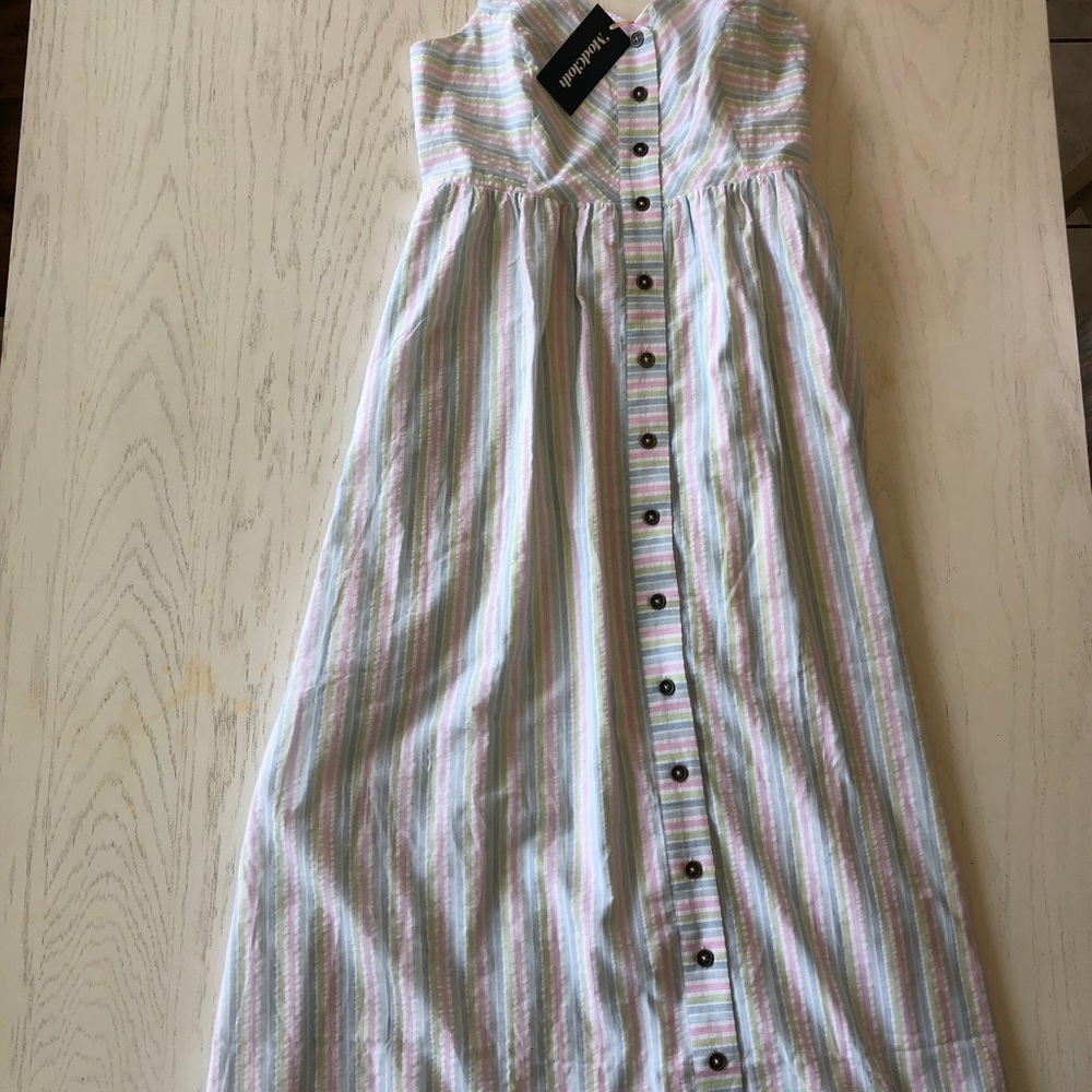🆕ModCloth Quite Clearly Charismatic Midi Dress - Picture 4 of 7